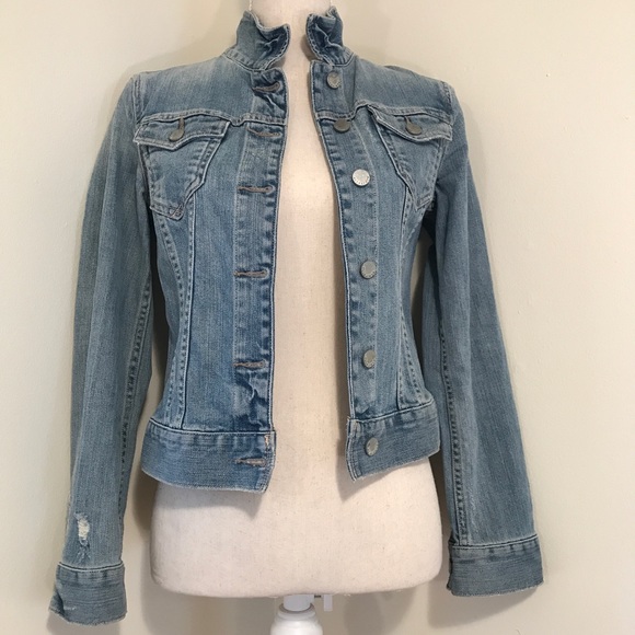 all saints denim jacket womens